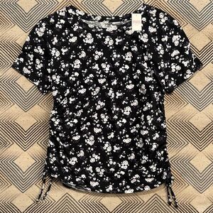 Pink VS Floral Print Top